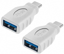 Factory White color USB Type-C male to USB A female adapter