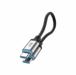 Magnetic Braided USB-C PD Fast Charging Cable, 240W Super Fast Charge Cord Compatible with iPhone 17, Huawei, Honor, Xiaomi, Portable Charging Wire