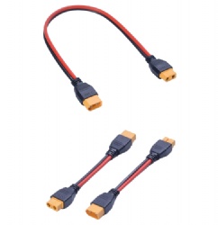 14AWG 20A XT60 Male to Female Extension Cable 10CM 30CM, 200℃ High Temp Resistant Silicone Wire Waterproof Connector Cable for Drone RC Model Lithium Battery Industrial Equipment