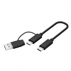 2-in-1 USB to Type-C 3.0 10Gbps Hard Drive Data Cable