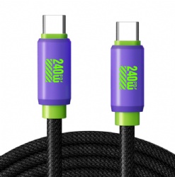 240W USB C to USB C Fast Charging Cable PD Type C Charger Cord For Laptop iPhone Huawei Tablet