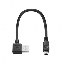 90 Degree USB A to Mini USB 5Pin Cable Male to Male Pure Copper Cord for Dash Camera