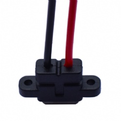 IPX6 Waterproof 2Pin Type-C Female Socket Wire Soldering Connector With Screw Holes Injection Molding USB C Jack For Lamp Equipment