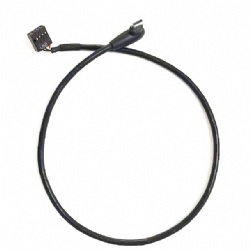 90 Degree Elbow USB Type-C Cable Motherboard 9Pin Dupont Header Cable Internal Chassis Built-in Wire for PC Secondary Screen Graphics Card Light Control USB 2.0 Data Transfer Cable