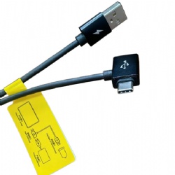 Type C Y Shape Carplay Auxiliary Power Supply Cable 0.8 Meter 5V Wireless Carplay Auxiliary Charging Cord