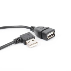 up/down/left/right angle usb 2.0 A male to USB 2.0 A female extension cable