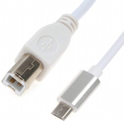 Micro usb 5pin male to USB B printer OTG Cable for MIDI