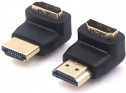 HDMI 90 Degree and 270 Degree Male to Female Adapter Support 3D 4K