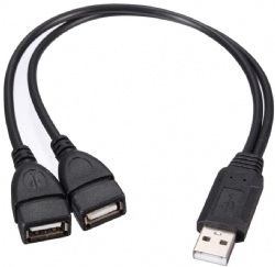 USB 2.0 A Male to Dual Data USB 2.0 A Female + Power Cable USB 2.0 A Female Extension Cable