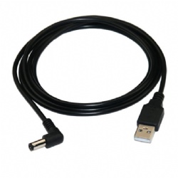 angle DC5.5*2.1MM Male to USB 2.0 A Male cable