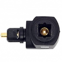 Toslink male to female extension cable adapter