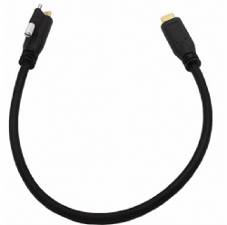 USB C male to USB C male with panel mount screw cable