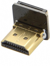DMI Type A Male Connector Down Angled 90 Degree for FPV HDTV Multicopter Aerial Photography