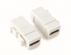 HDMI A female to HDMI A female with keystone adapter