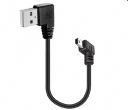 15cm angle Mini usb 5pin male to angle USB 2.0 A male power charge data transfer cable