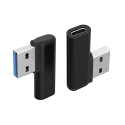 Left angle USB 3.0 A male to USB C female otg adapter top quality cabletolink
