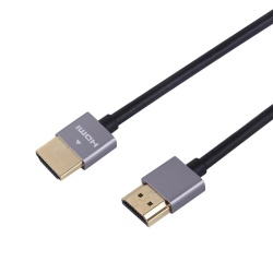 Metal shell HDMI A male to HDMI A male audio video cable
