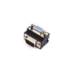 Angle 90 degree VGA Male to VGA Female adapter 1080P Cabletolink factory