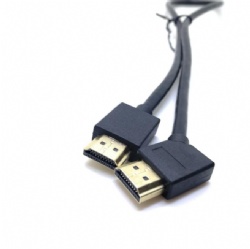 90 degree HDMI A male to HDMI A male 1080p cable