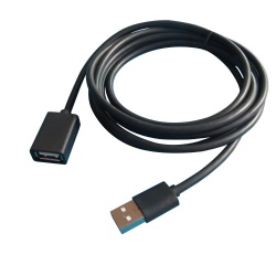 2m USB 2.0 A male to USB 2.0 A female extension cable