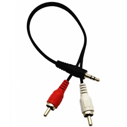 3.5MM Male to 2*RCA Stereo audio cable factory cabletolink