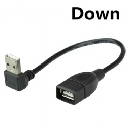 480mbps cabletolink factory up/down/left/right angle USB 2.0 A male to  USB 2.0 A female extension cable