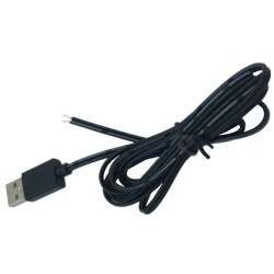 1m USB 2.0 A male to open cable
