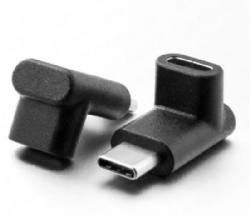 90 degree USB C male to USB C female 1080P Adapter