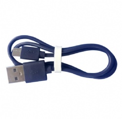 Blue color Nylon briad Micro usb 5pin male to USB 2.0 A male power charge data transfer cable