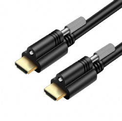 HDMI A type Male to Male cable with panel mount screw cabletolink