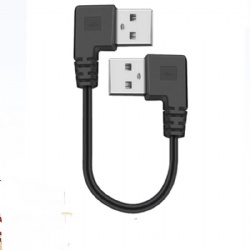 90 degree USB 2.0 A male to down angle USB 2.0 A male data transfer power charge cable 2021 cabletolink