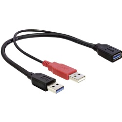30cm USB C female to Double USB A male Y splitter power charge cable cabletolink factory 2021 top quality