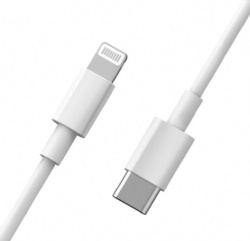 usb 2.0 C male to usb 8pin for phone PD Cable white
