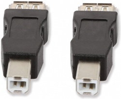 usb 2.0 B male to USB A female otg adapter
