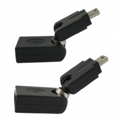360 degree Mini usb 5pin male to USB 2.0 A female 480mbps adapter