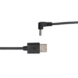 1M/3.3FT USB 2.0 A male to right angle DC3.5*1.35mm power charge cable black color top quality 2021