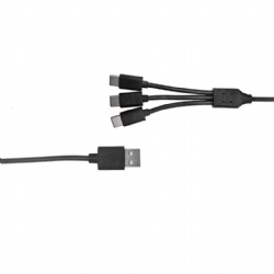 3*USB C male multi to 1*USB 2.0 A 20AWG Power charge Cable 2021 top quality cabletolink