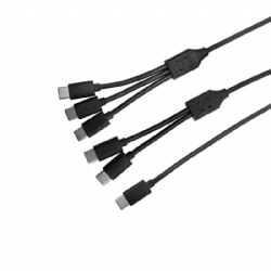 1*USB C male to 3*usb C male Y splitter power charge cable 2021 cabletolink factory