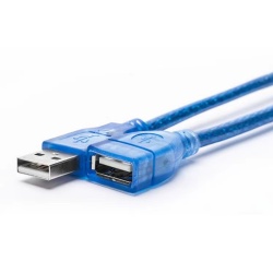 Blue color USB 2.0 A male to USB 2.0 A female extension 480mbps cable