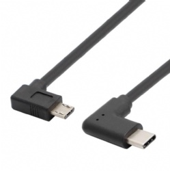 angle USB C male to Micro usb 5pin male data transfer power charge cable 2021 top quality