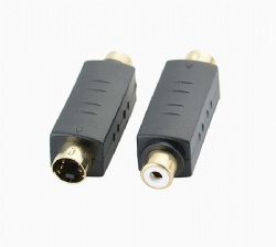 S-Video 4cores male to RCA Female adapter 2021 top quality