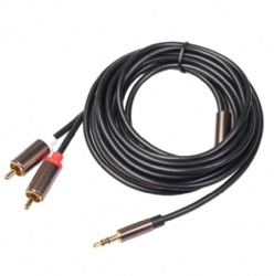 1M/3.3FT 3.5MM Male to 2RCA Male stereo audio video cable 2021