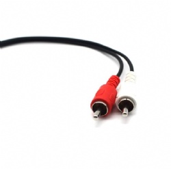 30cm 5pin Din female to 2*RCA Male Y splitter cable