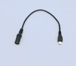 25cm Micro usb 5pin male to DC5.5*2.1mm male power charge cable top quailty cabletolink 2021