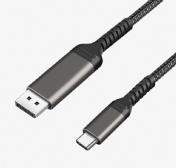 USB C male to Displaypoort male audio/video cable