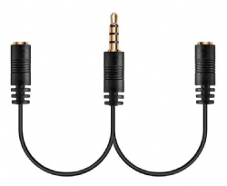 1 TRRS Jack to 2 TRRS Adapter