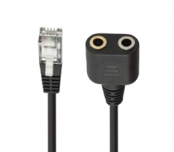 Headset Adapter RJ9 Male to 3.5mm Female