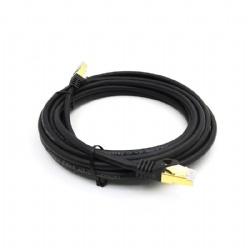 Heavy Duty High Speed 26AWG Cat8 LAN Network Cable 40Gbps, 2000Mhz with Gold Plated RJ45 Connector