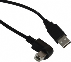 18 inch USB 2.0 Right Angle Printer/Scanner Cable