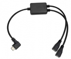 Micro USB 1 to 2 Y Splitter Cable